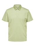 Selected SHORT SLEEVED COOLMAX® POLO SHIRT, Fern, highres - 16082844_Fern_001.jpg