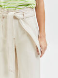 Selected HIGH WAIST WIDE FIT JEANS, Creme, highres - 16083276_Creme_006.jpg