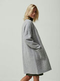 Selected MERINO ULD - STRIKKET CARDIGAN, Light Grey Melange, highres - 16054455_LightGreyMelange_004.jpg