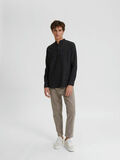 Selected LINEN SHIRT, Black, highres - 16083775_Black_005.jpg