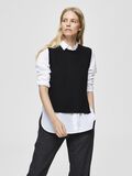 Selected STRIKKET SLIDS VEST, Black, highres - 16078171_Black_003.jpg