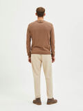 Selected LANGE MOUWEN SWEATER, Camel, highres - 16088006_Camel_004.jpg