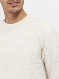 Selected LONG-SLEEVED KNITTED JUMPER, Oatmeal, highres - 16086699_Oatmeal_006.jpg