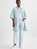 Selected RÍGIDO CINTURA ALTA JEANS STRAIGHT FIT, Light Blue Denim, highres - 16079192_LightBlueDenim_008.jpg