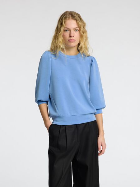 Selected PUFFERME SWEATSHIRT, Cornflower Blue, highres - 16082379_CornflowerBlue_003.jpg
