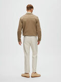 Selected REGULAR FIT TROUSERS, Egret, highres - 16088587_Egret_004.jpg