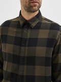 Selected CHECKED LONG SLEEVED SHIRT, Forest Night, highres - 16080836_ForestNight_876193_006.jpg