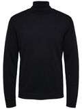 Selected DE CUELLO VUELTO - JERSEY, Black, highres - 16064670_Black_001.jpg