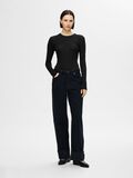 Selected TOP Z DŁUGIM RĘKAWEM, Black, highres - 16094726_Black_005.jpg