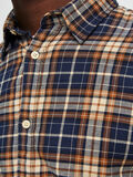 Selected CHECKED BRUSHED - SHIRT, Chai Tea, highres - 16070362_ChaiTea_715306_006.jpg