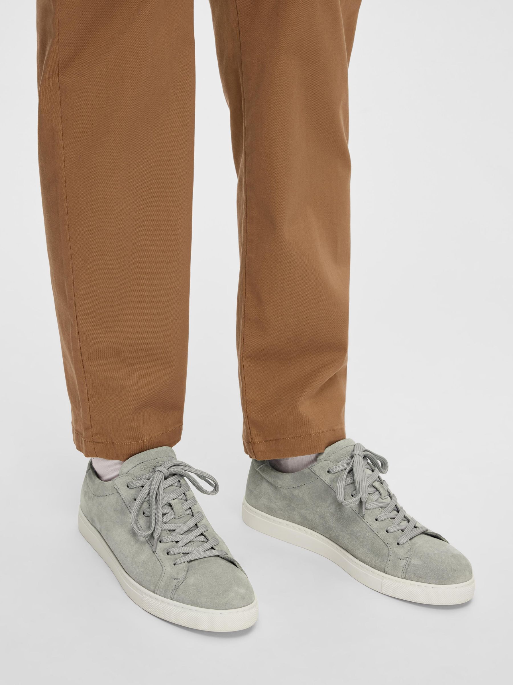 Selected homme suede trainers sale
