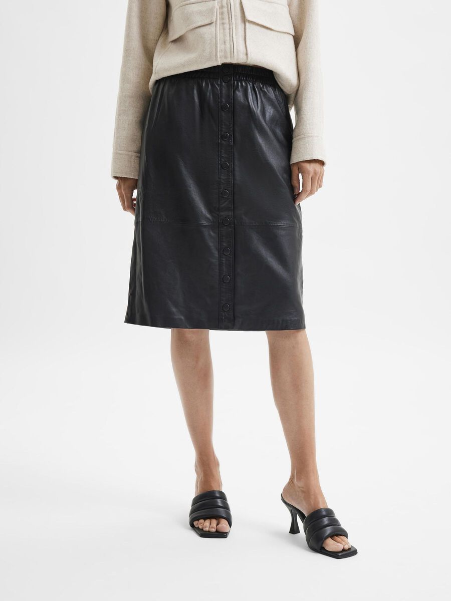 Selected HIGH-WAIST LEREN ROK, Black, highres - 16080963_Black_003.jpg