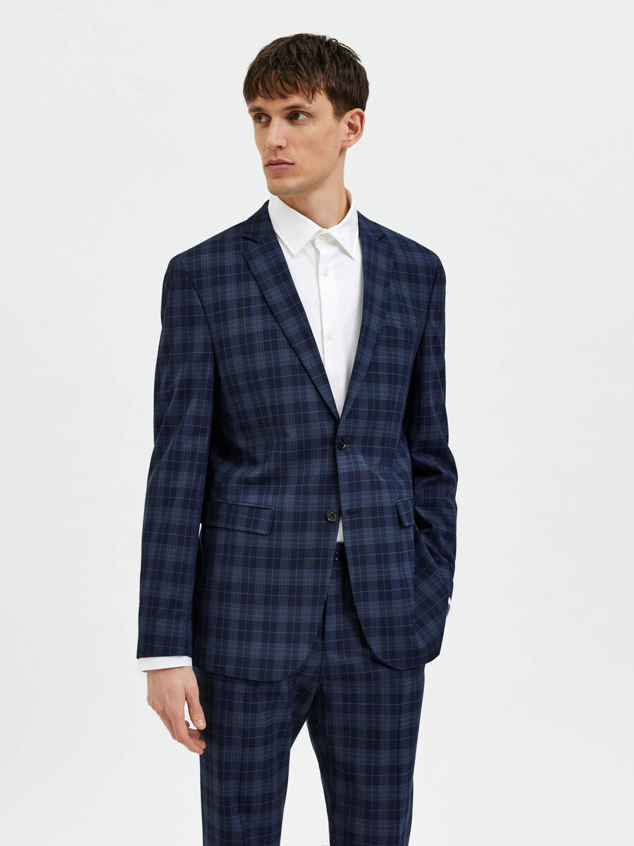 Selected CHECKED BLAZER, Dark Sapphire, highres - 16087057_DarkSapphire_973554_003.jpg