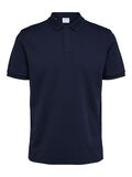 Selected SHORT-SLEEVED JERSEY POLO SHIRT, Sky Captain, highres - 16090422_SkyCaptain_001.jpg