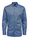 Selected SLIM FIT EASY IRON - SHIRT, Medium Blue Denim, highres - 16075690_MediumBlueDenim_790892_001.jpg