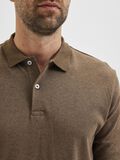 Selected LONG SLEEVED - POLO SHIRT, Chocolate Chip, highres - 16073867_ChocolateChip_765699_006.jpg