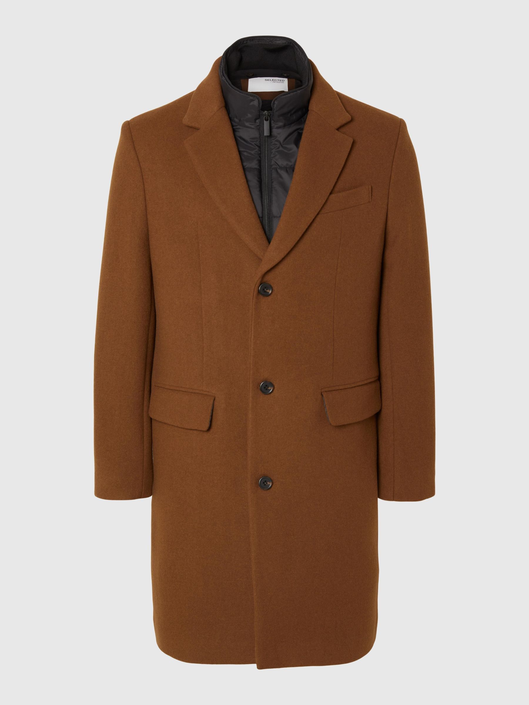Manteau selected homme clearance