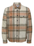 Selected PLAID OVERSHIRT, Orange, highres - 16083606_Orange_915179_001.jpg