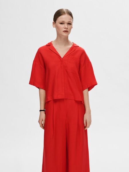 Selected LEINENMIX KURZARMHEMD, Flame Scarlet, highres - 16093093_FlameScarlet_003.jpg