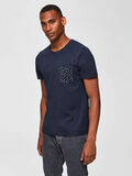 Selected EKOLOGISK BOMULL - T-SHIRT, Dark Sapphire, highres - 16068862_DarkSapphire_701126_003.jpg