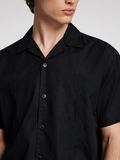 Selected EMBROIDERED SHORT SLEEVED SHIRT, Black, highres - 16096879_Black_006.jpg