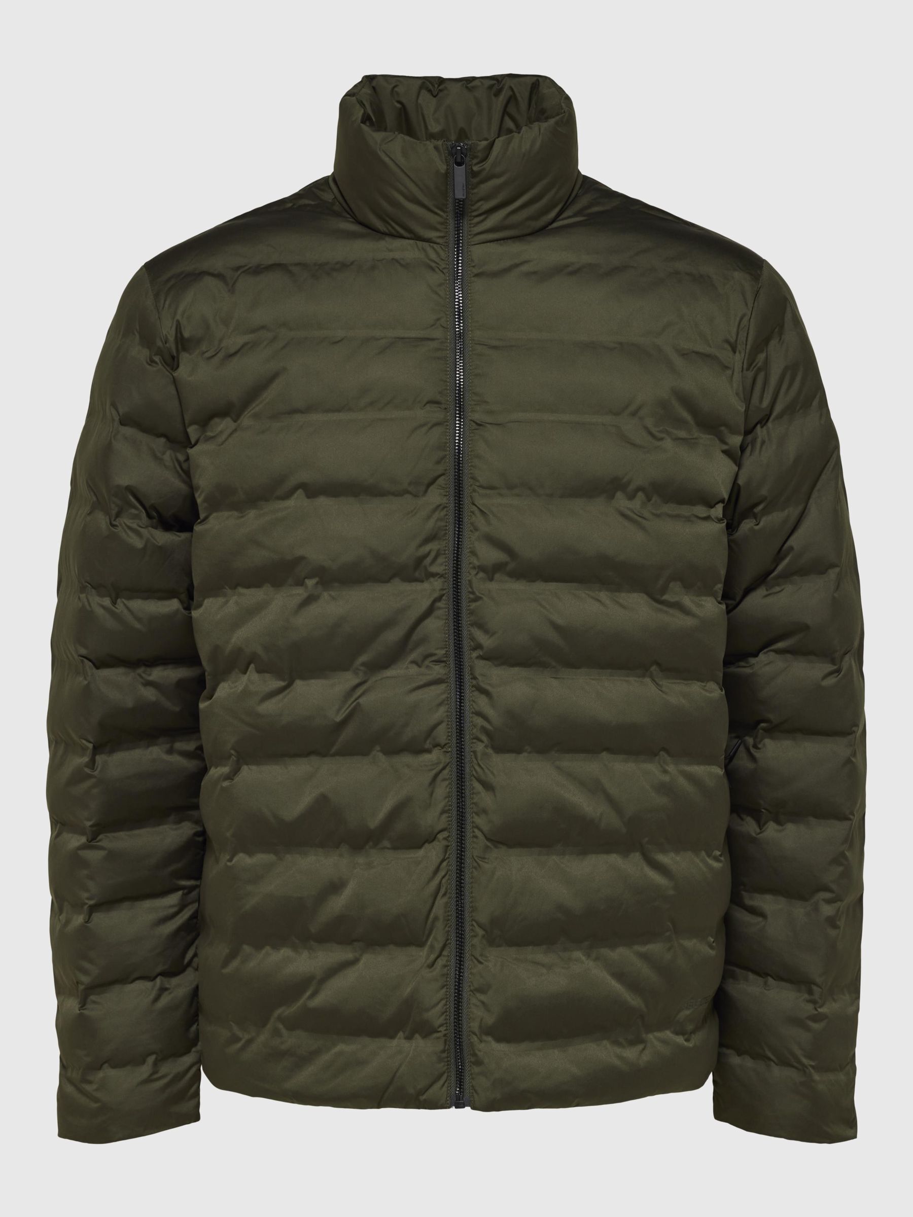 PADDED QUILTED JACKET Green SELECTED HOMME