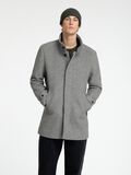 Selected LAINE MÉLANGÉE MANTEAU, Light Grey Melange, highres - 16094322_LightGreyMelange_003.jpg