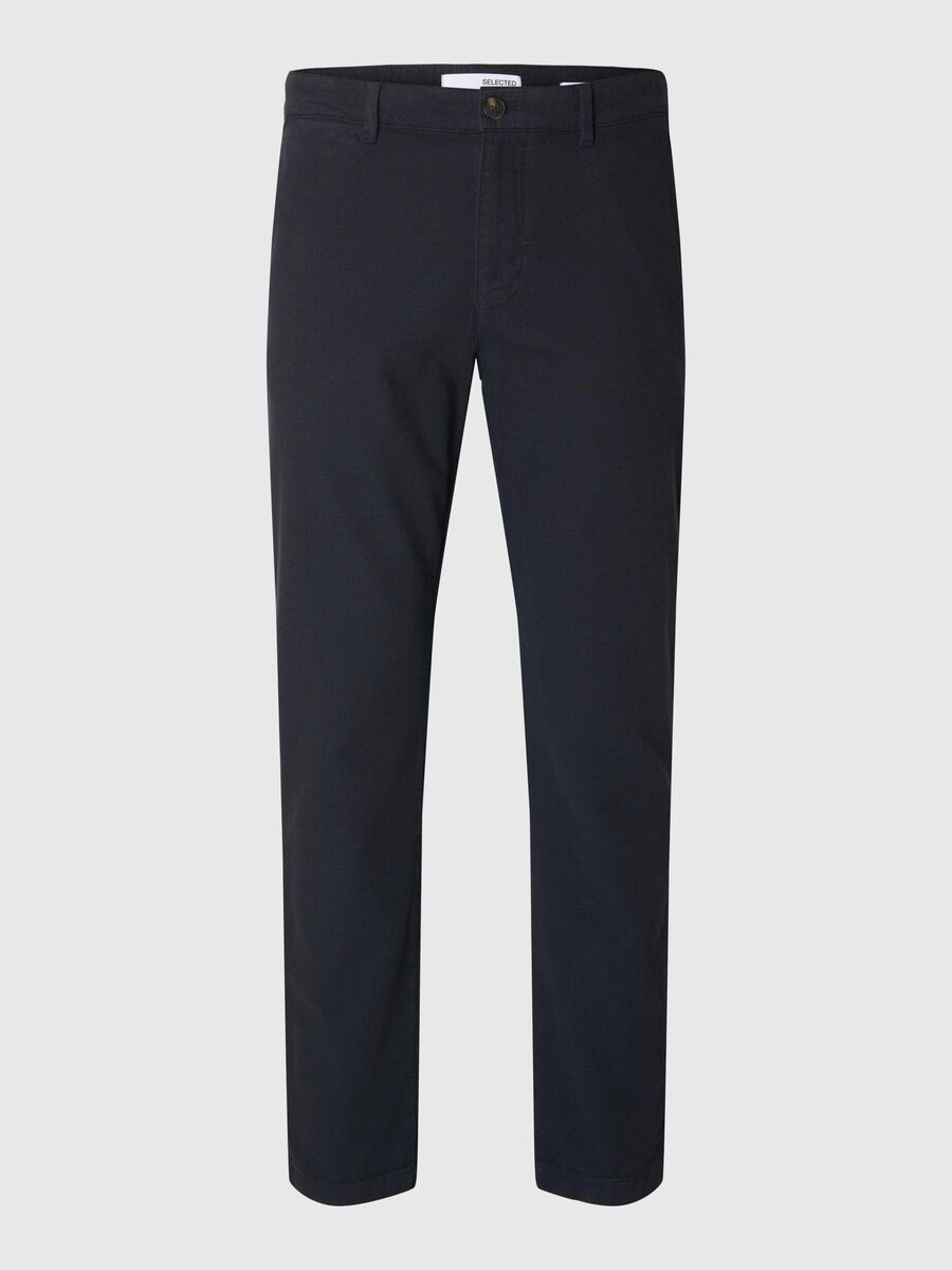 Selected 175 SLIM FIT STRUCTURED CHINOS, Dark Sapphire, highres - 16091554_DarkSapphire_001.jpg