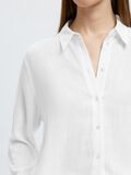 Selected VISCOSE BLEND SHIRT, Snow White, highres - 16082298_SnowWhite_006.jpg