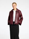 Selected LEATHER BIKER JACKET, Zinfandel, highres - 16095917_Zinfandel_003.jpg