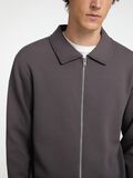 Selected VISCOSE BLEND CARDIGAN, Forged Iron, highres - 16096685_ForgedIron_006.jpg