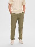 Selected 196 STRAIGHT FIT COTTON TROUSERS, Burnt Olive, highres - 16092748_BurntOlive_003.jpg