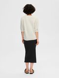 Selected SHORT-SLEEVED KNITTED TOP, Birch, highres - 16089627_Birch_004.jpg