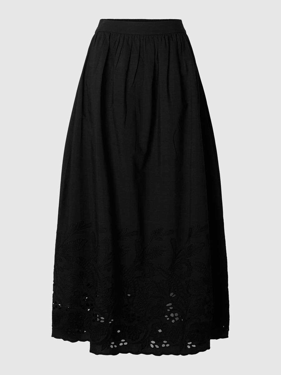 Selected BRODERIE ANGLAISE MAXIROCK, Black, highres - 16096438_Black_001.jpg