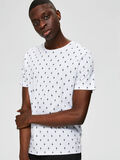 Selected PRINTED REGULAR FIT - T-SHIRT, Bright White, highres - 16072697_BrightWhite_008.jpg