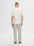 Selected PRINTED COTTON SHORT SLEEVED SHIRT, Egret, highres - 16093664_Egret_1103040_004.jpg