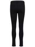 Selected HIGH WAIST SLIM FIT JEANS, Black Denim, highres - 16064629_BlackDenim_002.jpg