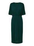 Selected PETITE - WRINKLE MIDI DRESS, Ponderosa Pine, highres - 16072965_PonderosaPine_001.jpg