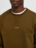 Selected LANGÄRMELIGER SWEATSHIRT, Dark Olive, highres - 16085889_DarkOlive_006.jpg