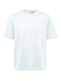 Selected LOOSE FIT ORGANIC COTTON 200G - T-SHIRT, Bright White, highres - 16077361_BrightWhite_001.jpg