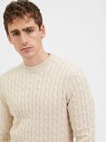 Selected CABLE KNIT KNITTED JUMPER, Bone White, highres - 16087876_BoneWhite_986045_006.jpg