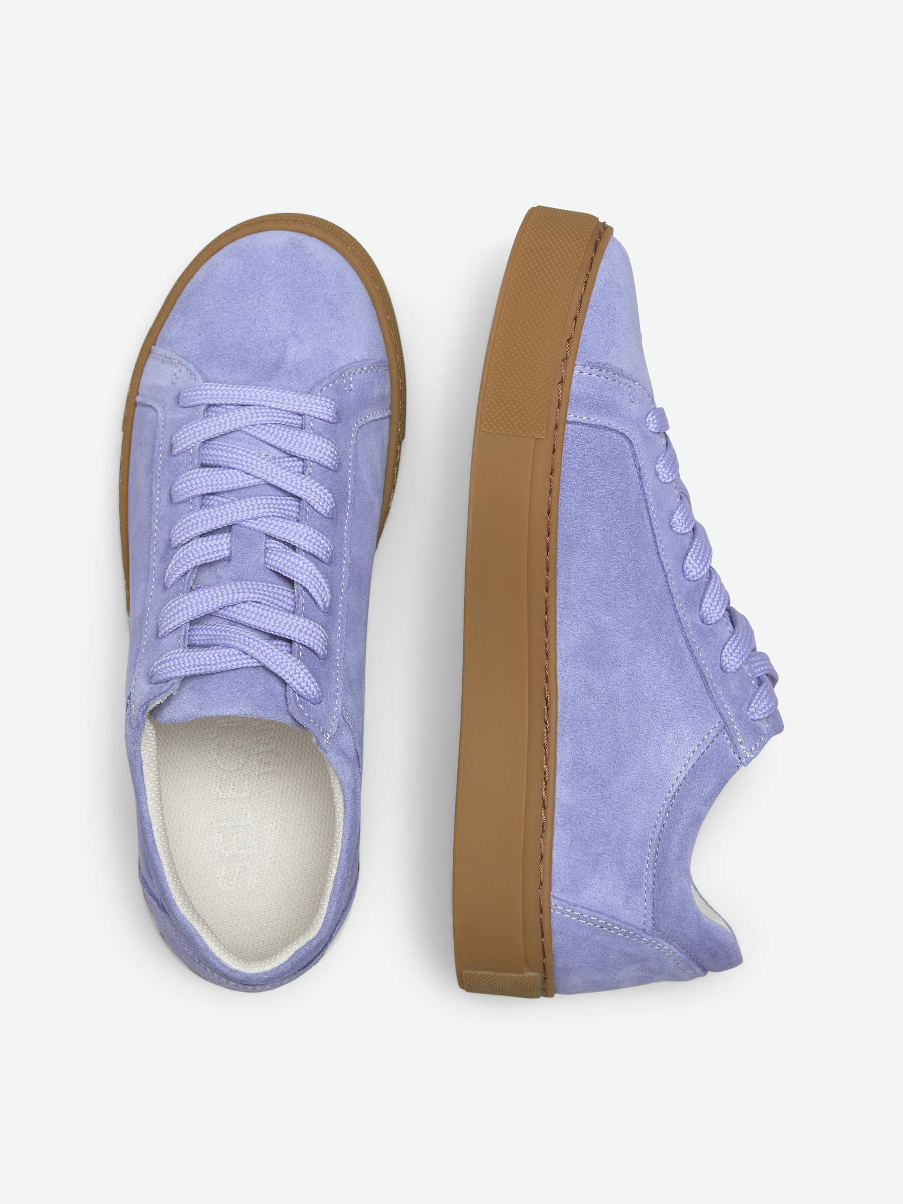 Purple suede trainers shop