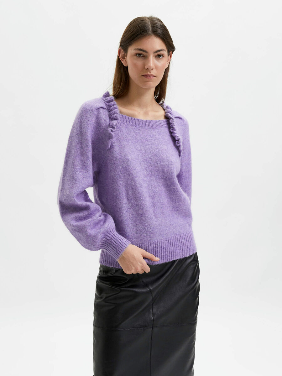 Selected WOLLGEMISCH- STRICKPULLOVER, Violet Tulip, highres - 16083644_VioletTulip_915504_003.jpg