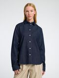 Selected AJUSTÉE À MANCHES LONGUES CHEMISE EN JEAN, Dark Blue Denim, highres - 16098927_DarkBlueDenim_006.jpg