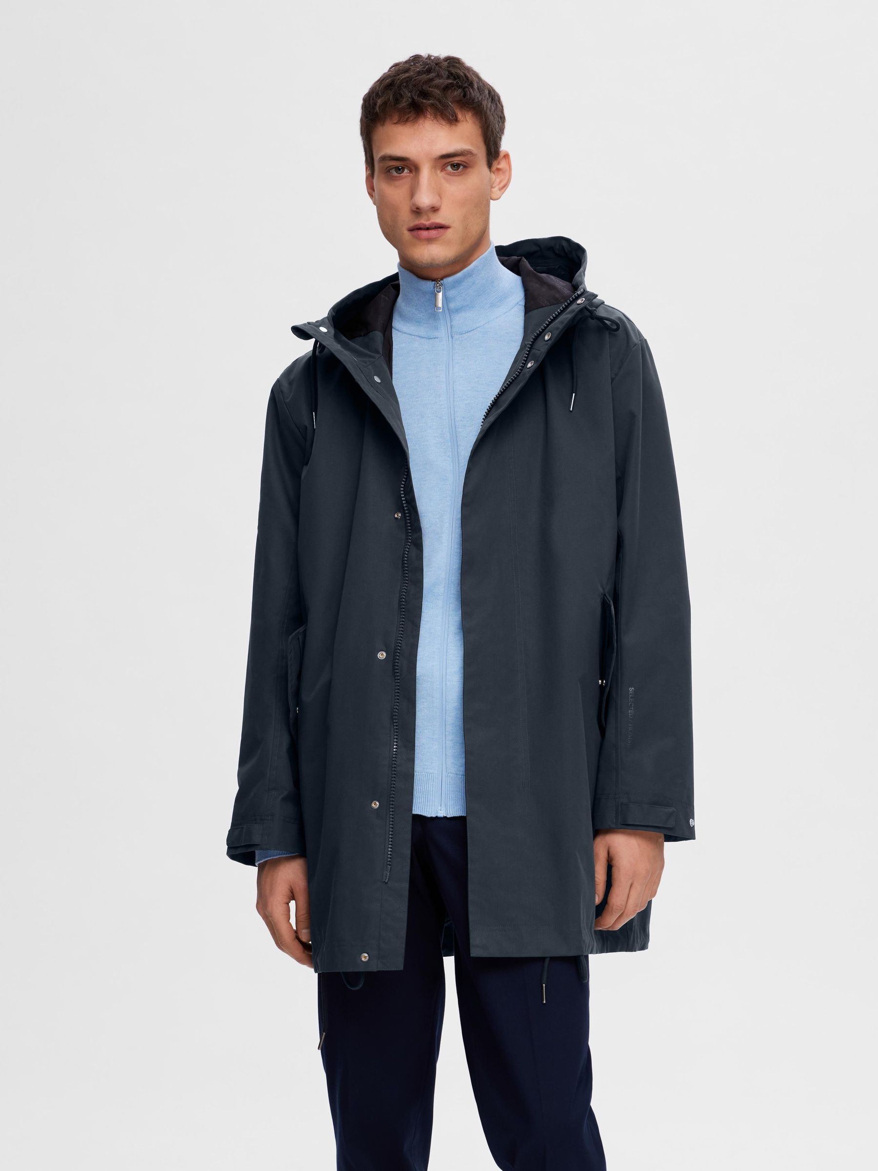 Selected homme hooded outlet waterproof down parka
