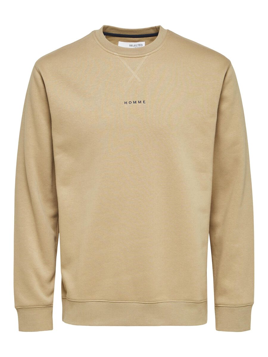 Selected SOFT TOUCH SWEATSHIRT, Kelp, highres - 16080318_Kelp_001.jpg