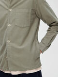 Selected LANGÆRMET OVERSHIRT, Vetiver, highres - 16088281_Vetiver_006.jpg