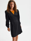 Selected BALLOON SLEEVED MINI DRESS, Black, highres - 16081800_Black_008.jpg