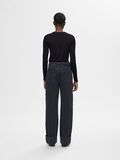 Selected 100% WOOL  LONG SLEEVED TOP, Black, highres - 16094436_Black_004.jpg