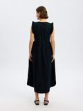 Selected COTTON  MAXI DRESS, Black, highres - 16098262_Black_004.jpg